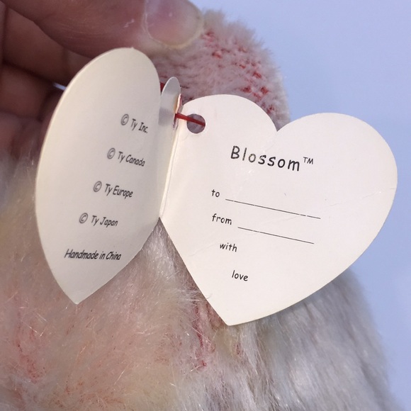 Ty Classic Blossom Cat Plush Stuffed Animal Vintage 2000 Kitty Kitten 12 inch - Picture 4 of 12